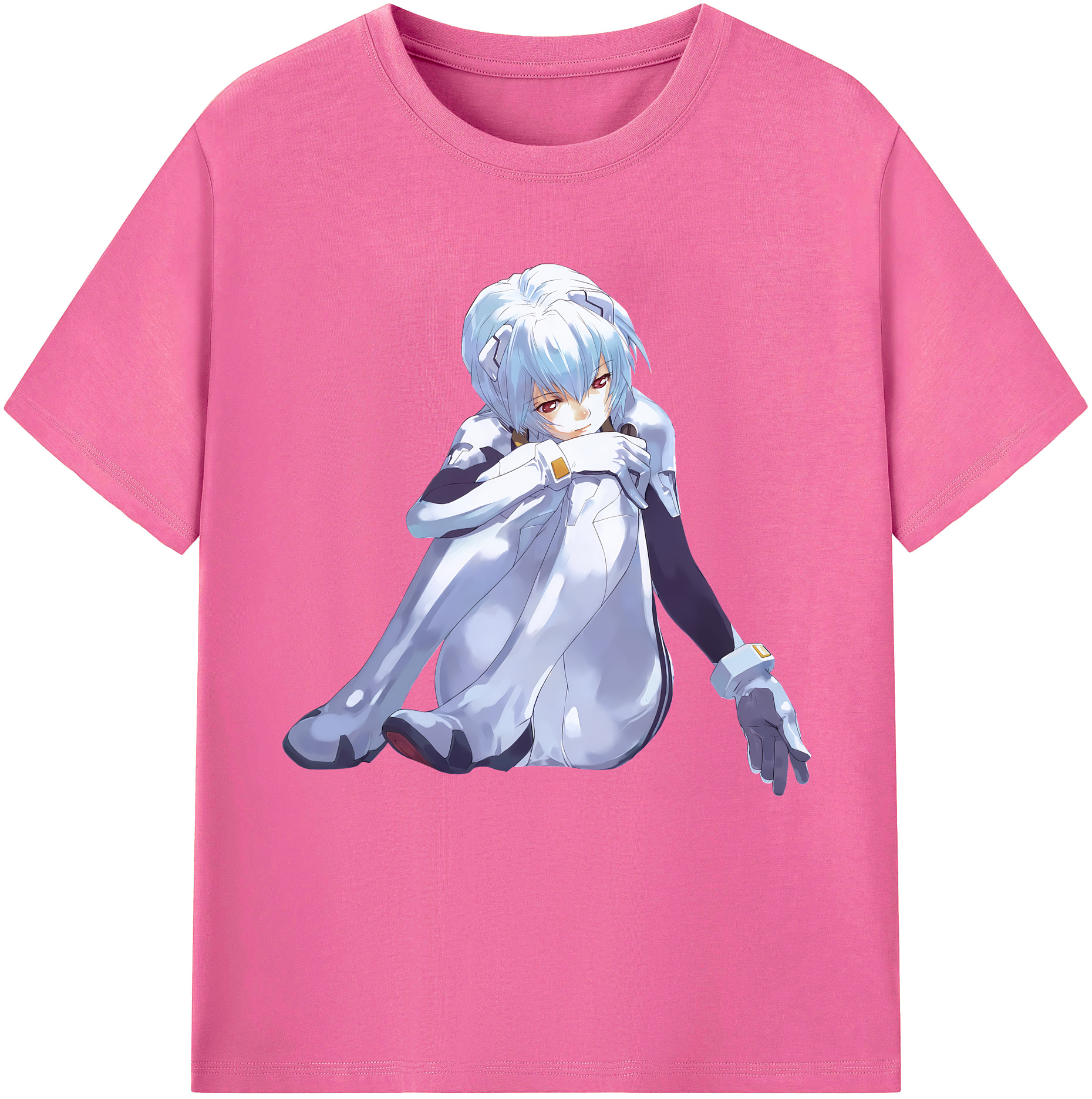 （画像用） EVA 新世紀エヴァンゲリオン レディースカジュアルプリントTシャツ（綿100％）
